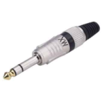 MX 6.35 MM P-38 Stereo Connector With Golden Tip Heavy Duty MX-1867