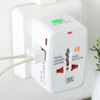 MX Universal Worldwide Travel Adapter inbuilt Surge Protector with Type C & Dual USB Port LED & Child Safety Shutter Universal Socket MX-2731C White - Image 3