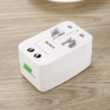 MX Universal Worldwide Travel Adapter inbuilt Surge Protector with Type C & Dual USB Port LED & Child Safety Shutter Universal Socket MX-2731C White - Image 5