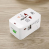 MX Universal Worldwide Travel Adapter inbuilt Surge Protector with Type C & Dual USB Port LED & Child Safety Shutter Universal Socket MX-2731C White - Image 6