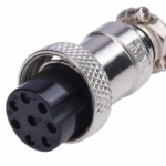 MX M-16 Mic Male Connector 8 Pin Plug MX-405