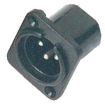 MX 3 Pin MIC Male Connector Solder Type MX-455