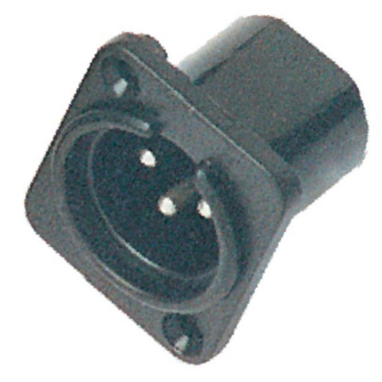 MX 3 Pin MIC Male Connector Solder Type MX-455