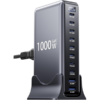 MX 1000 Watts USB C Charger 10 Port GaN Charging Station With 140W PD Output Multiport USB C Fast Charger for Laptop USB Charging Hub MX-531A