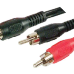 MX RCA Plug to MX 2 RCA Plug Cord 1.5 Meters MX-593