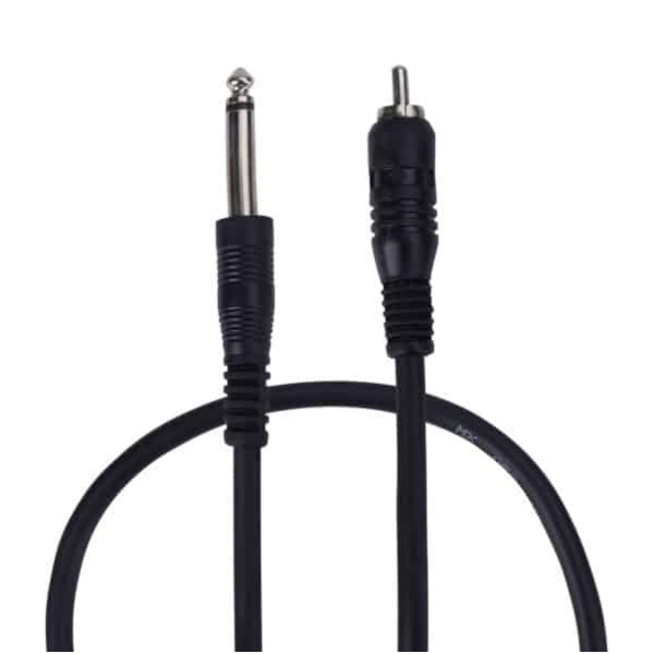 643-1 MX 6.35mm P-38 Mono Plug To RCA Plug Cord Super Deluxe MX-643A MX-643B - Image 1