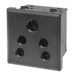 MX SNAP Mounting AC Socket Indian Standard PC Molding 6 Amp 250V MX-3122