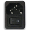 MX AC C14 Socket Male With Switch For Computer Power Supply MX-3195