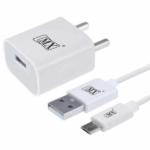 MX USB Wall Charger Single Port 2.1 Amp With USB A 2.0 To Micro USB B Cord MX-3612