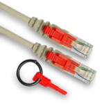 MX Locakable Cat 6 Patch Cord With Lock And Key MX-3652