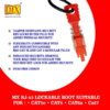 MX RJ45 Lockable Boot Suitable For Cat5e Cat6 Cat6a Cat7 Network Cable -Pack Of 25 MX-3660 - Image 4