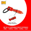MX RJ45 Lockable Boot Suitable For Cat5e Cat6 Cat6a Cat7 Network Cable -Pack Of 25 MX-3660 - Image 5