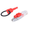 MX RJ45 Connector With Lockable Boot for Cat5e Cat6 Cat6a Cat7 -Pack Of 25 MX-3661 - Image 2