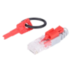 MX RJ45 Connector With Lockable Boot for Cat5e Cat6 Cat6a Cat7 -Pack Of 25 MX-3661