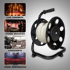 MX UTP CAT 6 Cable Extension Reel With RJ 45 Male Connector With Metal Shell 100 Mtr MX-4028A - Image 3