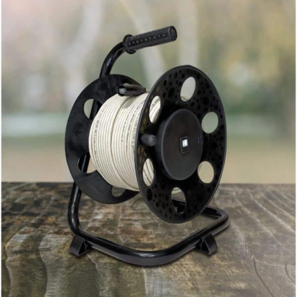 MX UTP CAT 6 Cable Extension Reel With RJ 45 Male Connector With Metal Shell 100 Mtr MX-4028A