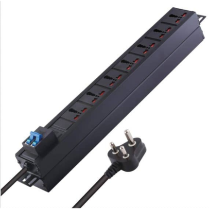 MX 7 Socket Universal Power Distribution Unit (PDU) 15 Amp With Individual Switches & Dual Pole 32 Amp MCB MX-4047