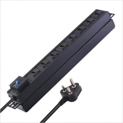 MX 8 Socket Universal Power Distribution Unit (PDU) 5 Amp With Individual Switches & Single Pole 32 Amp MCB MX-4048