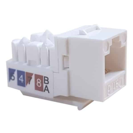 MX CAT6A UTP Keystone Jack 90° Angle MX-4062