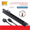 MX 6 Outlets Spike Protector German Schuko Socket of 16 Amp With Single Pole MCB 6000 Amp 50 Hz Wall Rack Mount MX-4102 - Image 3