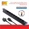 MX 8 Outlets Spike Protector German Schuko Socket of 16 Amp Wall Rack Mount MX-4103 - Image 4