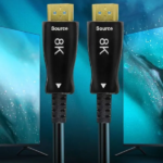 MX 8K HDMI 2.1 Fiber Optic Cable 48Gbps Ultra High Speed Active Optical HDMI Cord eARC HDR10 HDCP 2.3 RGB 4:4:4 3D CL3 In-Wall Rated Long-Distance HDMI Cable MX-4237