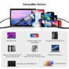 MX 2 in 1 USB C to Dual USB C Charging & Data Cable 1 MTR 100W Max 2 in 1 USB Fast Charging Data Cable MX-4266 Premium Cables - Image 5