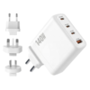MX 140W GaN USB-C Fast Charger 4 Port PD 3.1 Charging Station With UK/EU/AU Plug Adapters MX-4273