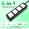 MX Power Strip With Indian Standard 3 Pin Socket 16 Amp & Flush Switch 35W USB A+C Fast Charging ISI Marked Cord MX-4277 Series - Image 2