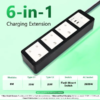 MX Power Strip With Indian Standard 3 Pin Socket 16 Amp & Flush Switch 35W USB C+C Fast Charging ISI Marked Cord MX-4280 Series - Image 2