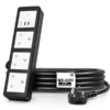 MX Power Strip With Indian Standard 3 Pin Socket 16 Amp & Flush Switch 35W USB C+C Fast Charging ISI Marked Cord MX-4280 Series