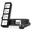 MX Power Strip With Universal 3 Pin Socket 35W USB C+C PD Fast Charging ISI Marked Cord MX-4281 Series