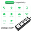 MX Power Strip With Universal 3 Pin Socket 35W USB C+C PD Fast Charging ISI Marked Cord MX-4281 Series - Image 3
