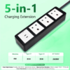 MX Power Strip With Indian Standard 3 Pin Socket 6 Amp & 35W USB C+C PD Fast Charging ISI Marked Cord MX-4282 Series - Image 2