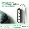 MX Power Strip With Indian Standard 3 Pin Socket 6 Amps 45W USB C+C PD Fast Charging ISI Marked Cord MX-4285 Series - Image 3