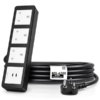 MX Power Strip With Indian Standard 3 Pin Socket 16 Amps 45W USB C+C PD Fast Charging ISI Marked Cord MX-4286 Series