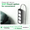MX Power Strip With Indian Standard 3 Pin Socket 16 Amps 65W USB C+C PD Fast Charging ISI Marked Cord MX-4289 Series - Image 4