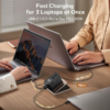 MX GaN 200W Universal Travel Adapter With 3 USB-C & 1 USB-A Port AC Outlet 5-in-1 International Power Adapter for Worldwide Travel Type A/C/G/I Plugs 200+ Countries Fast Charging Adapter MX-4293 - Image 2