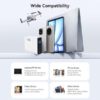 MX 140W USB C Charger 4 Port Multi-Device PD Fast Charging Travel Adapter With Smart Display & Touch Control GaN Power Plug Adapter MX-4294 - Image 4