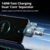 MX USB C Smart Auto Eject Adapter With Charging Indicator Light Smart Charging Control Intelligent Power Management & Overcharge Protection for Phone Tablet & Laptop MX-4295 - Image 3