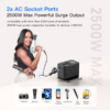 MX GaN 140W Universal Travel Adapter With 2 AC Outlets 3 USB C & 1 USB A Ports 6-in-1 International Power Adapter for Worldwide Travel Type A/C/G/I Plugs 200+ Countries Fast Charging Adapter MX-4297 - Image 4