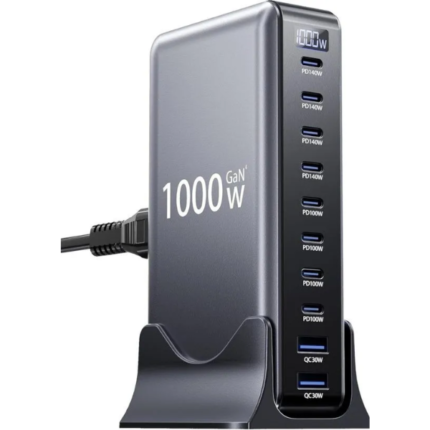 MX 1000 Watts USB C Charger 10 Port GaN Charging Station With 140W PD Output Multiport USB C Fast Charger USB Charging Hub MX-531A
