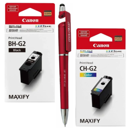 Canon BH-G2 Black & CH-G2 Color Print Head ASA Genuine for MAXIFY GX1070 & GX2070 Printers ITGLOBAL